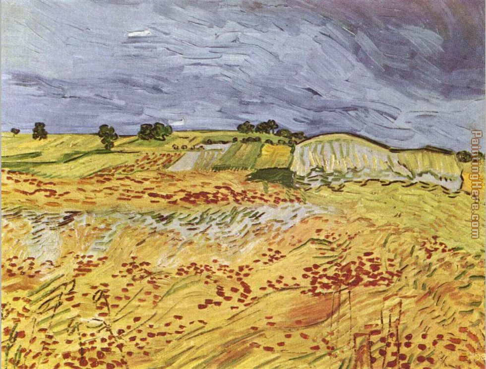 The Plain at Auvers painting - Vincent van Gogh The Plain at Auvers art painting